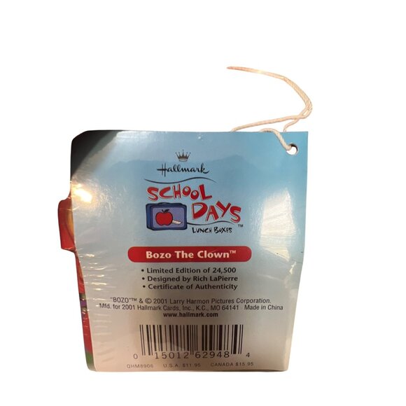 Bozo The Clown Hallmark School Days Collectible Lunch Box Limited Edition - Picture 4 of 7